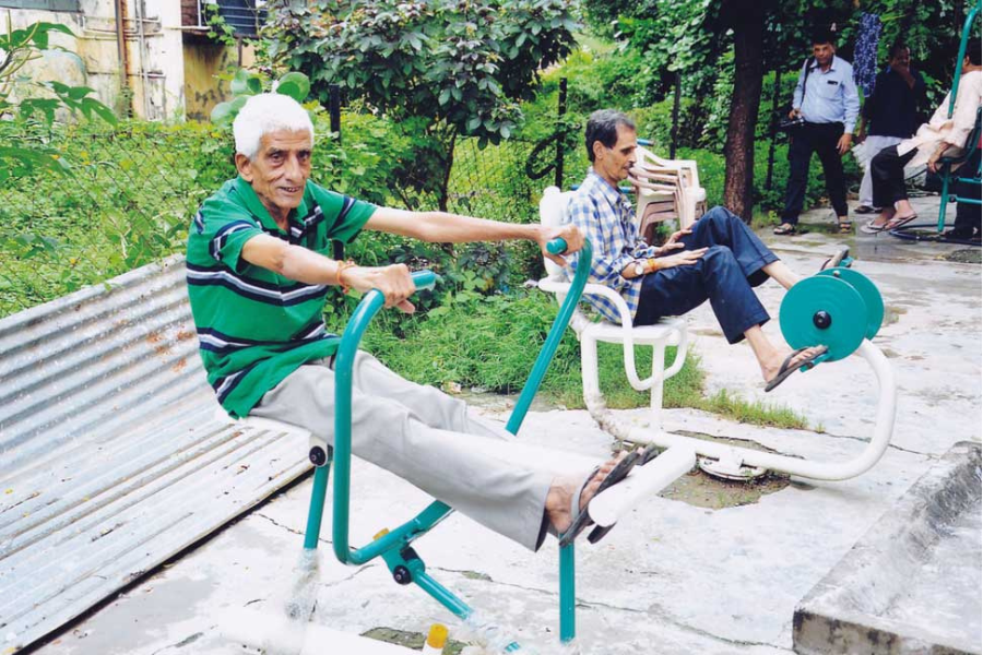 Exercise At Ashram
